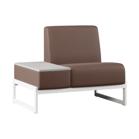 Диван одноместный со столиком справа TRINITI