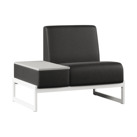 Диван одноместный со столиком справа TRINITI