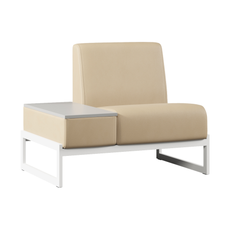 Диван одноместный со столиком справа TRINITI