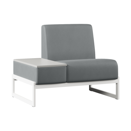 Диван одноместный со столиком справа TRINITI