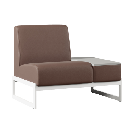 Диван одноместный со столиком слева TRINITI