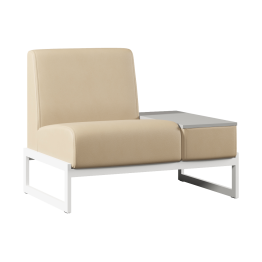 Диван одноместный со столиком слева TRINITI