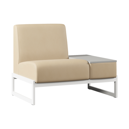 Диван одноместный со столиком слева TRINITI