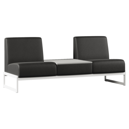 Диван двухместный со столиком в центре TRINITI