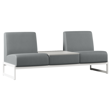 Диван двухместный со столиком в центре TRINITI