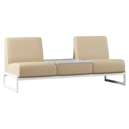 Диван двухместный со столиком в центре TRINITI