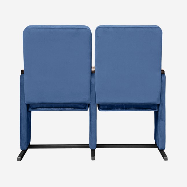 Двухместная секция стульев для актовых залов КР 24х2