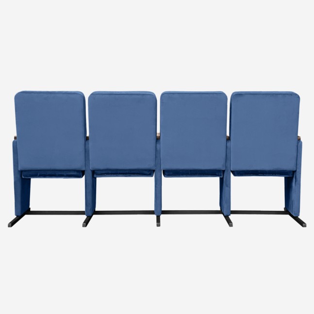 Четырехместная секция стульев для актовых залов КР 24х4